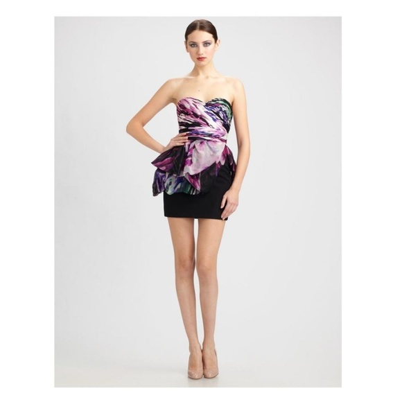 Marchesa Notte silk mini dress - Picture 6 of 8